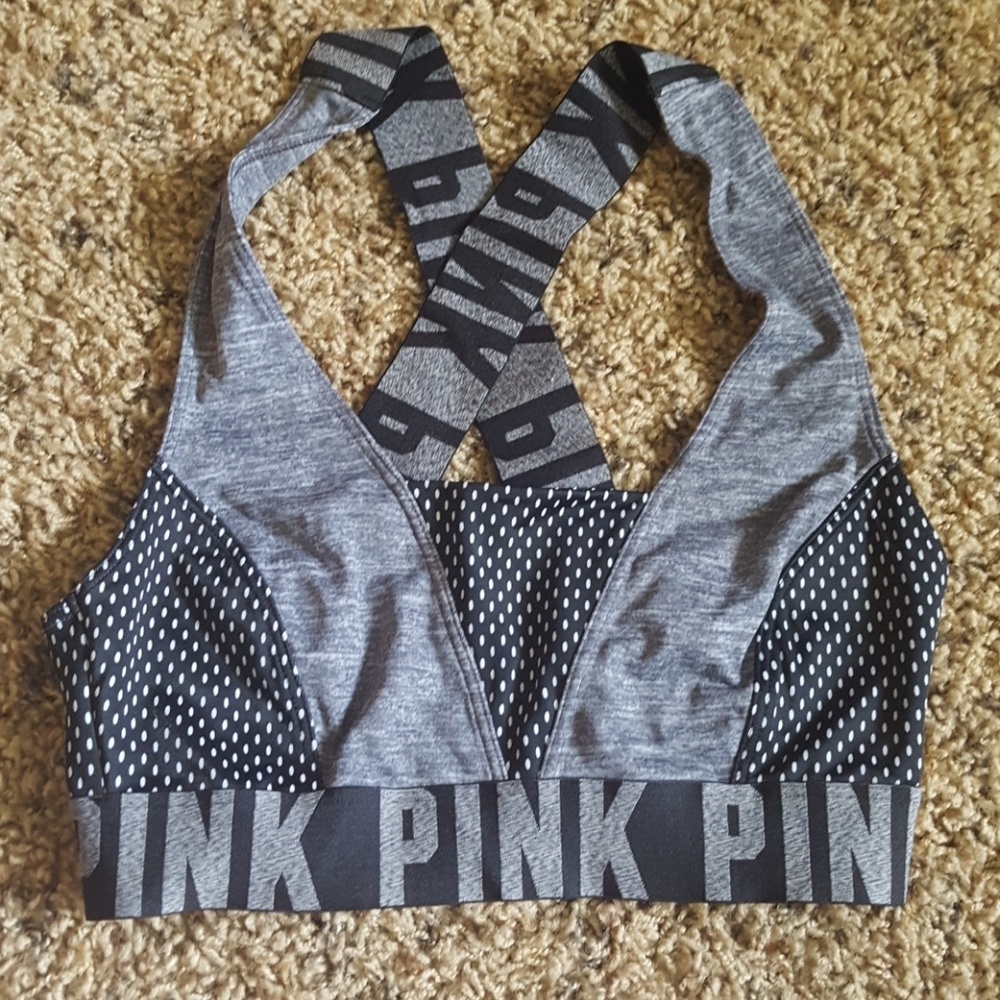 PINK Crossback Sports Bra Size S